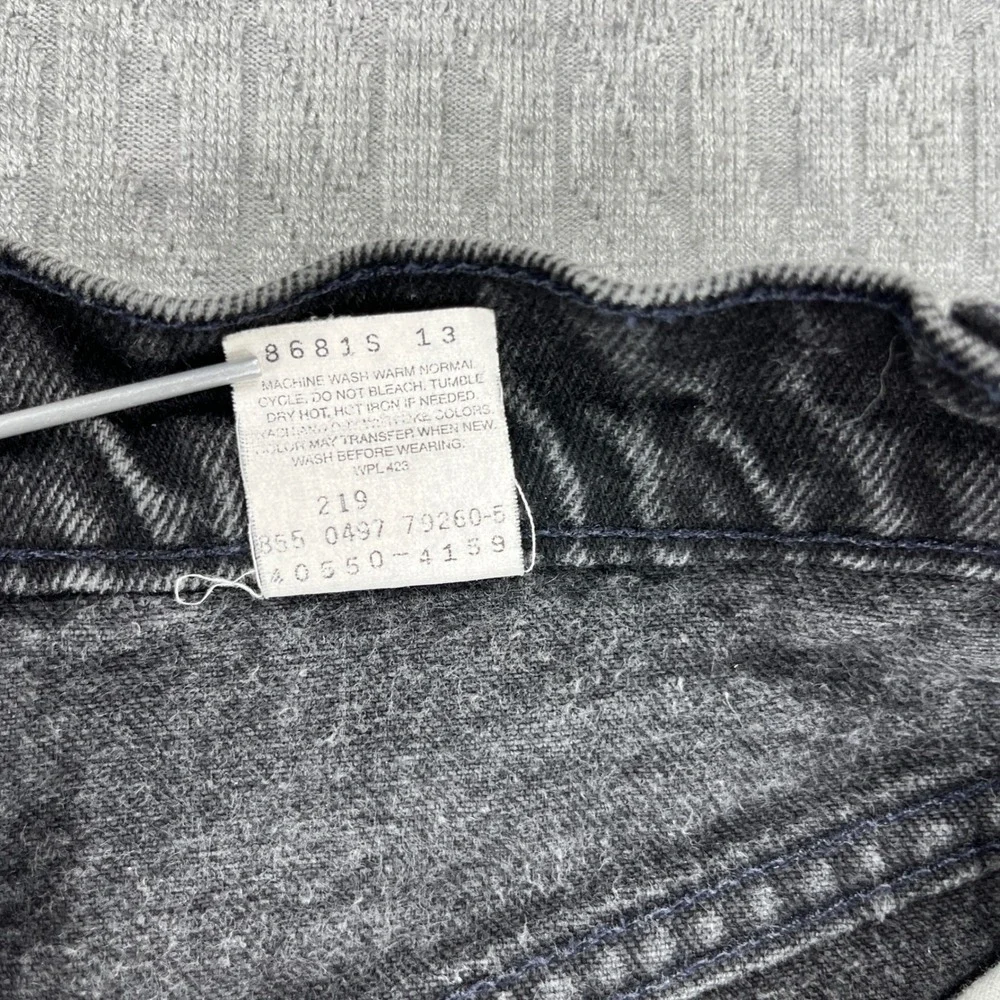Vintage Levi 550 orange tab Jeans Kids‎ Youth JR 29X32 Fits 26X31 Black Relaxed